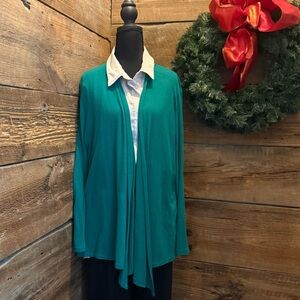 Mi Vibrant Green Knit cardigan